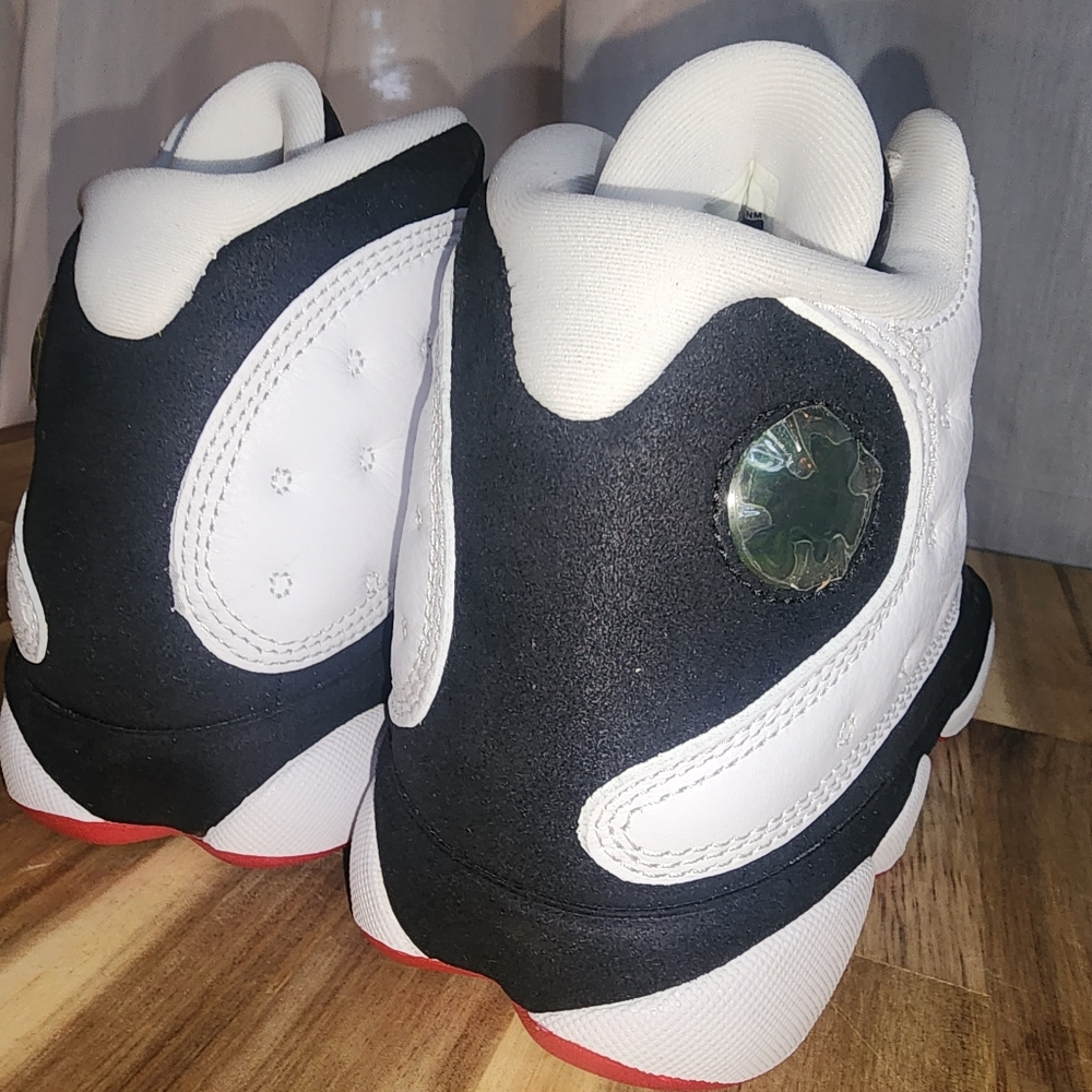 Nike Air Jordan "He Got Game" White And Black Mens 8 New - Picture 3 of 8